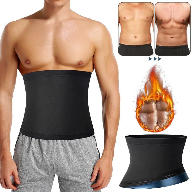Men and Women Sauna Body Shaper Waist Trainer Slimming Belt