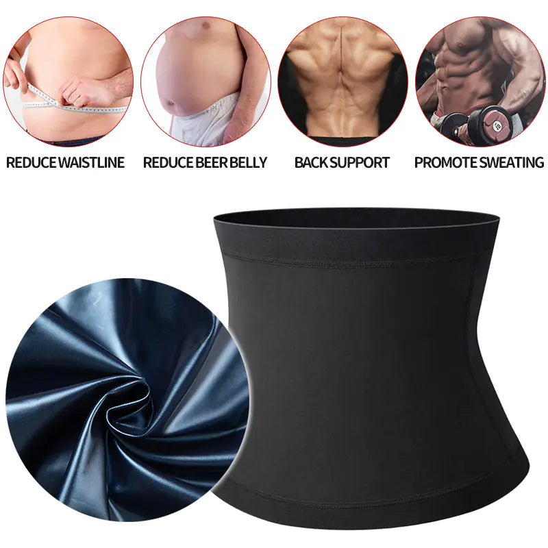 Men and Women Sauna Body Shaper Waist Trainer Slimming Belt
