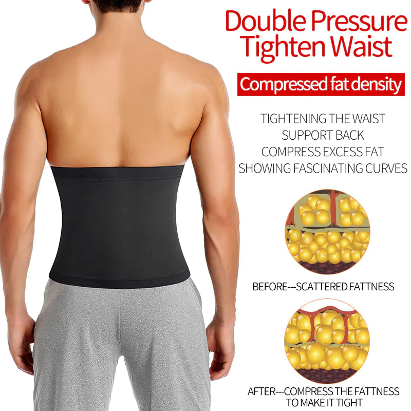 Men and Women Sauna Body Shaper Waist Trainer Slimming Belt
