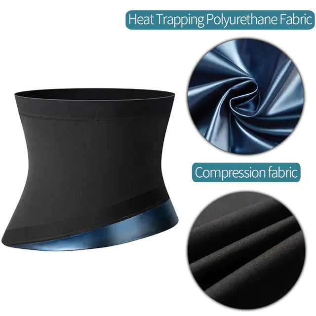Men and Women Sauna Body Shaper Waist Trainer Slimming Belt