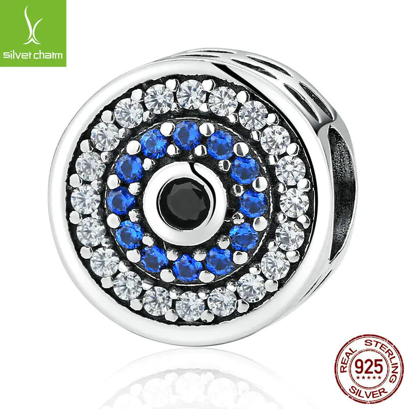 Original Design 925 Silver Bead Blue Evil Eye Bracelet