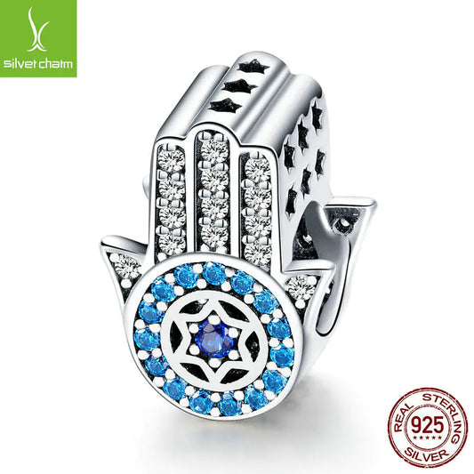 Original Design 925 Silver Bead Blue Evil Eye Bracelet