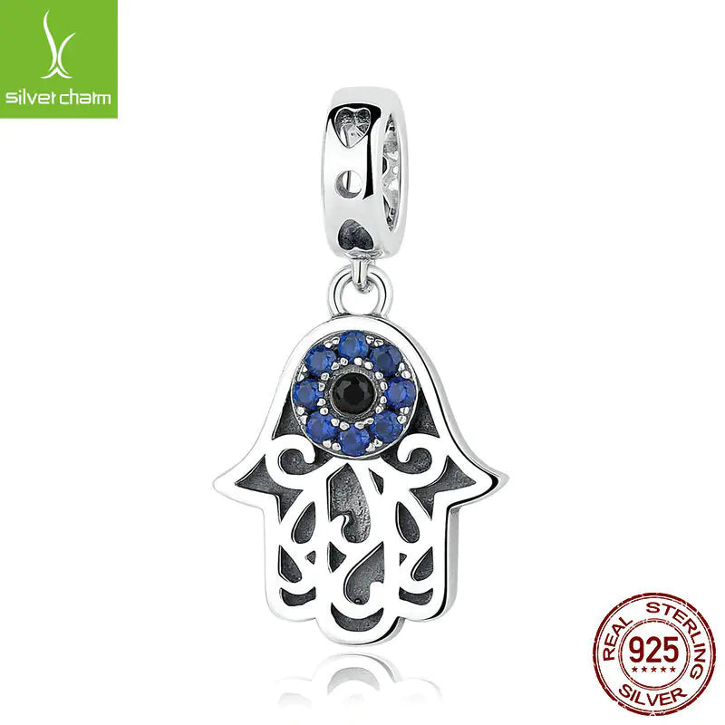 Original Design 925 Silver Bead Blue Evil Eye Bracelet