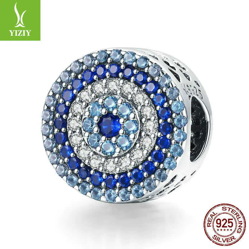 Original Design 925 Silver Bead Blue Evil Eye Bracelet
